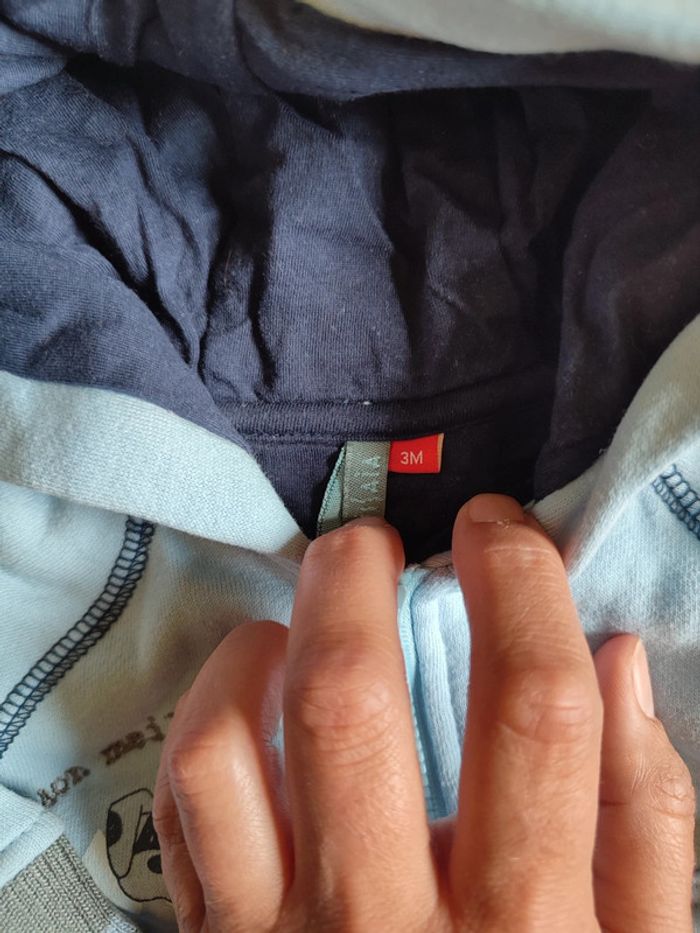 Lot de 2 sweat à capuche en 3M - photo numéro 4