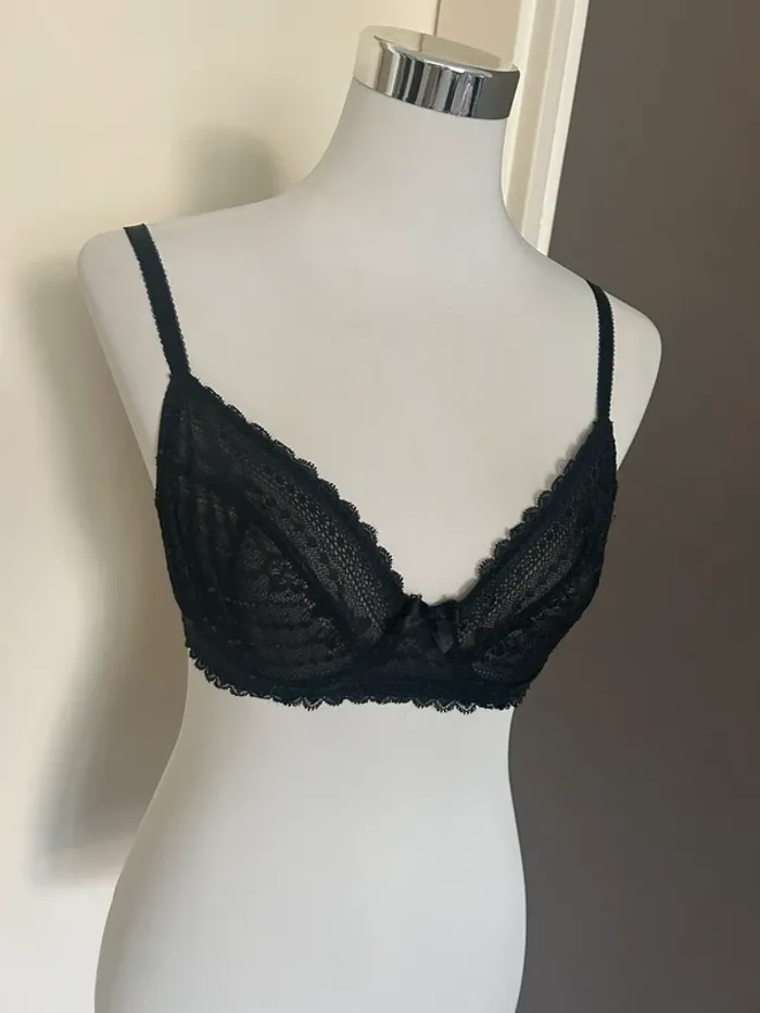 Étam, soutien-gorge, noir  taille 90 - photo numéro 2