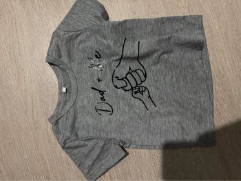Teeshirt gris dad and me