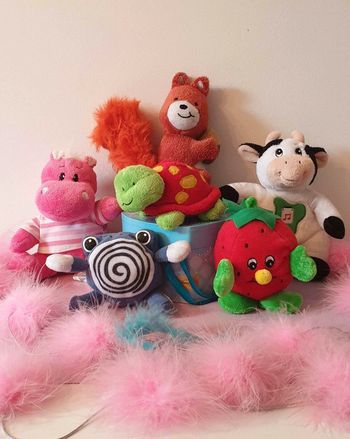 Lot de 6 peluche doudou ninin