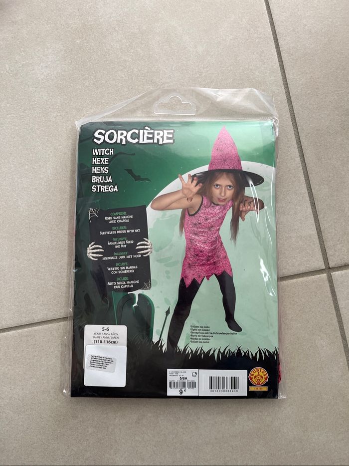Déguisement Halloween fille sorcière