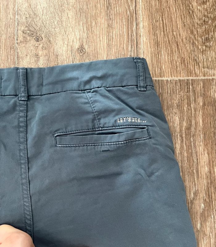Bermuda bleu gris Zara 13/14 ans - photo numéro 7