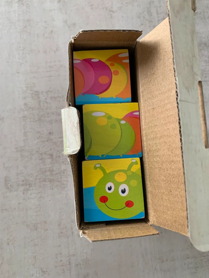 Puzzle cubes en bois neuf - photo numéro 3