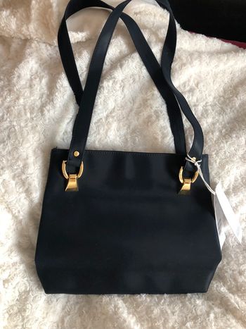 Sac à main bleu marine