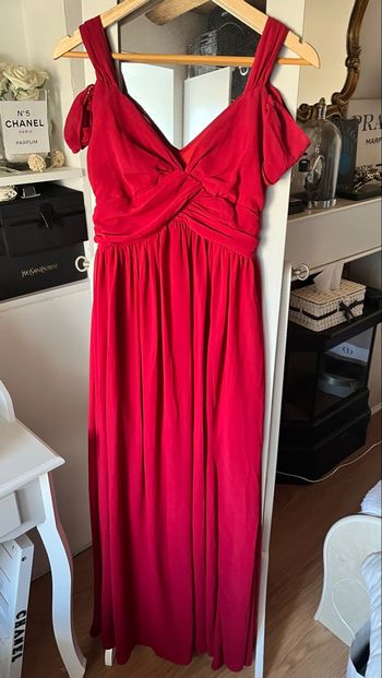 Robe longue rouge soirée T.S TBE ❤️