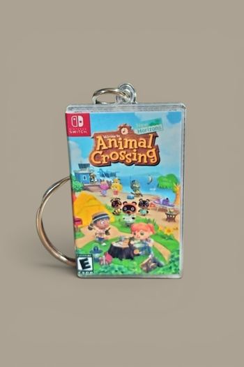 Porte-clés 🔑
Réplique miniature du boîtier de jeu
Animal crossing New horizons
Nintendo Switch