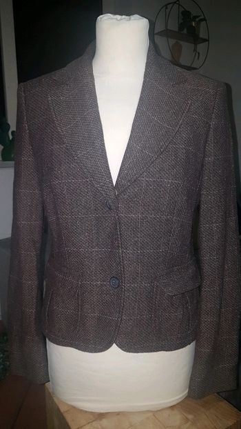 Veste esprit taille 38/40 marron tweed