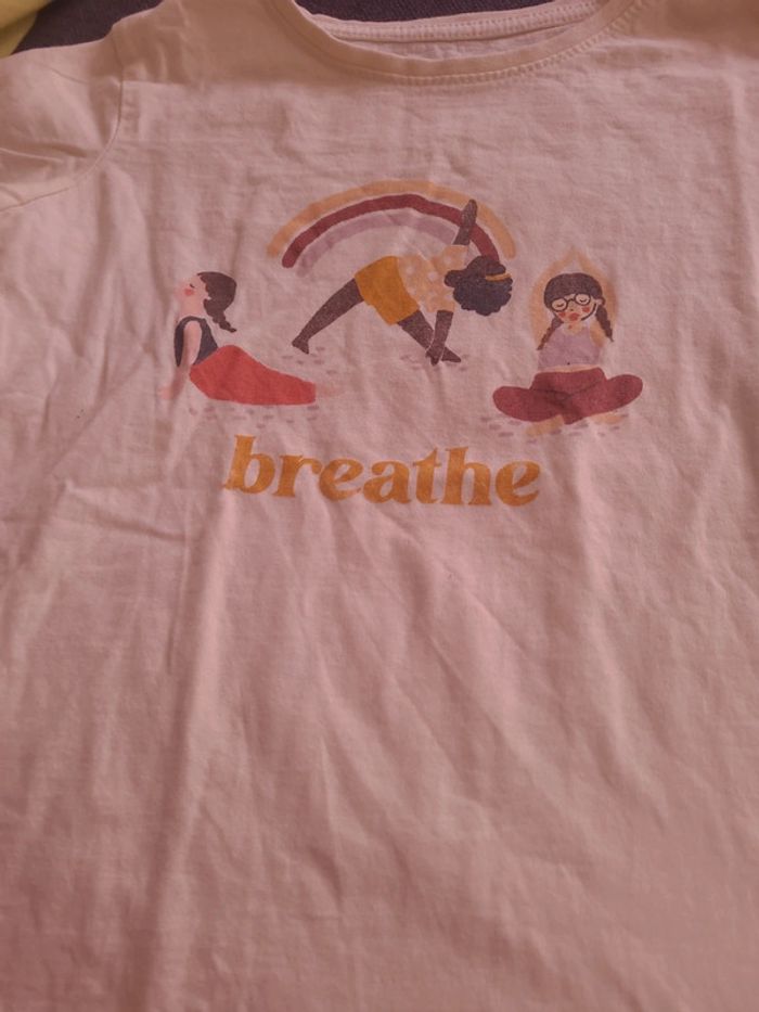 Haut manches courtes fille 7 8 ans 128 cm - photo numéro 2