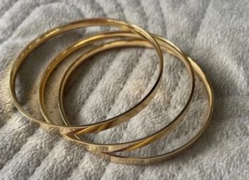 Lot de 3 bracelets en acier inoxydable