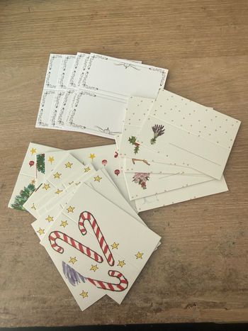 Lot de marques places de Noël