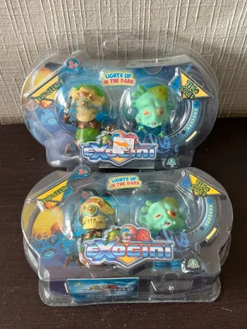 Lot de 2 packs Exogini – Robojeeno & Timo Squid – Neufs sous blister