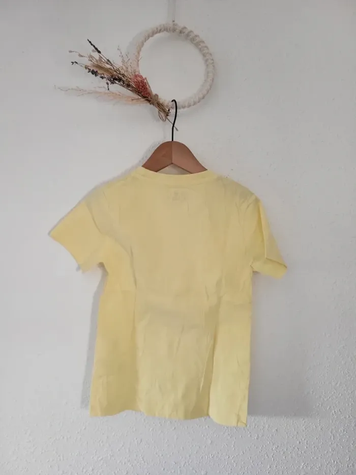 Tee-shirt garçon 👦 jaune 8 ans - photo numéro 4