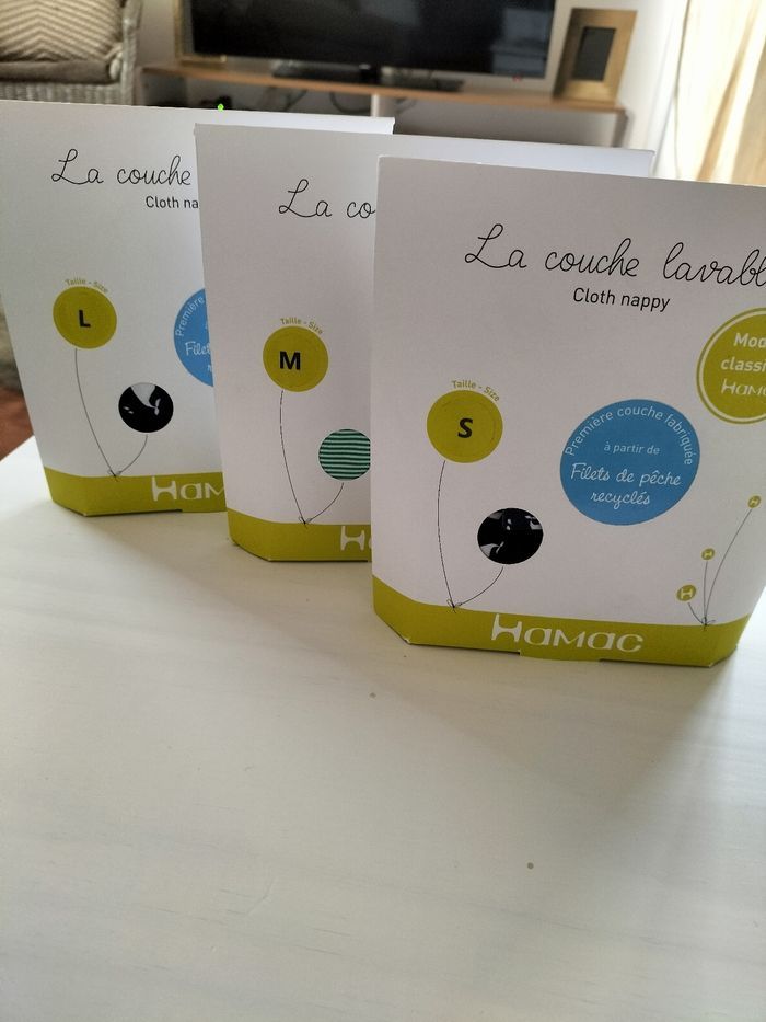 Couches lavables 3 tailles neuves