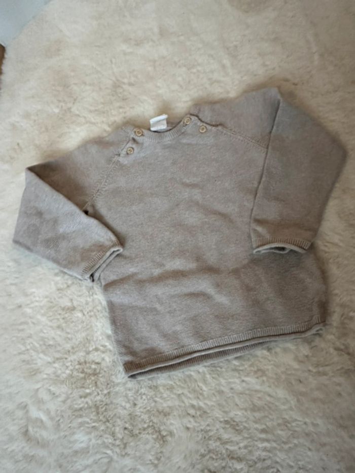 Pull bébé garçon h&m beige