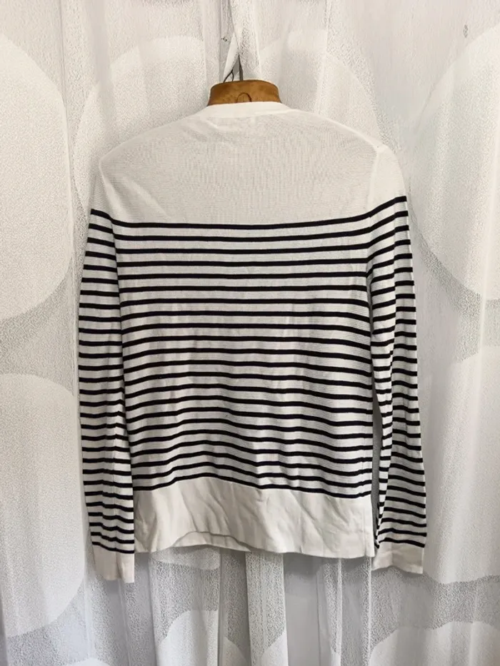 Sandro "Pull fin marinière" t. S - photo numéro 8