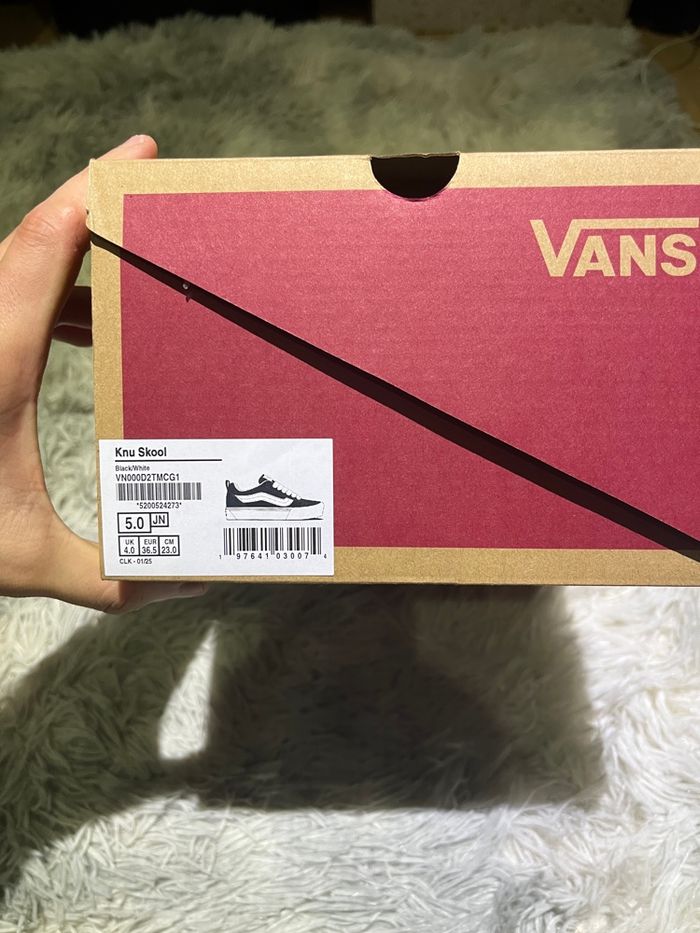 Vans Knu School blanches et noires 36,5 neuves - photo numéro 10