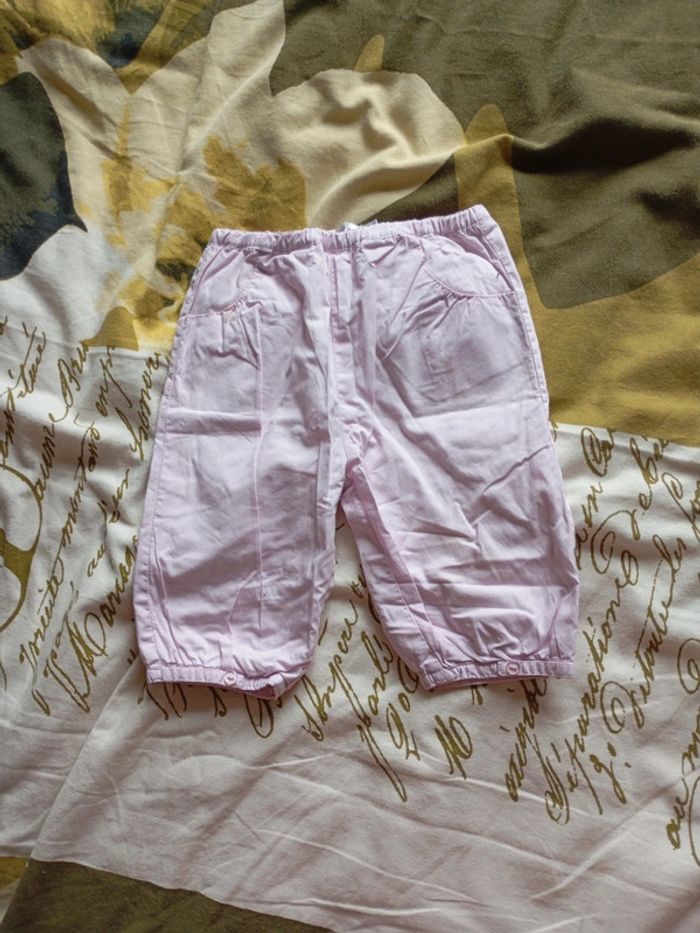 Pantalon rose claire 3 mois