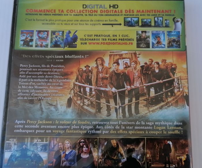 Dvd Percy et Jakson La mer des monstres. - photo numéro 3