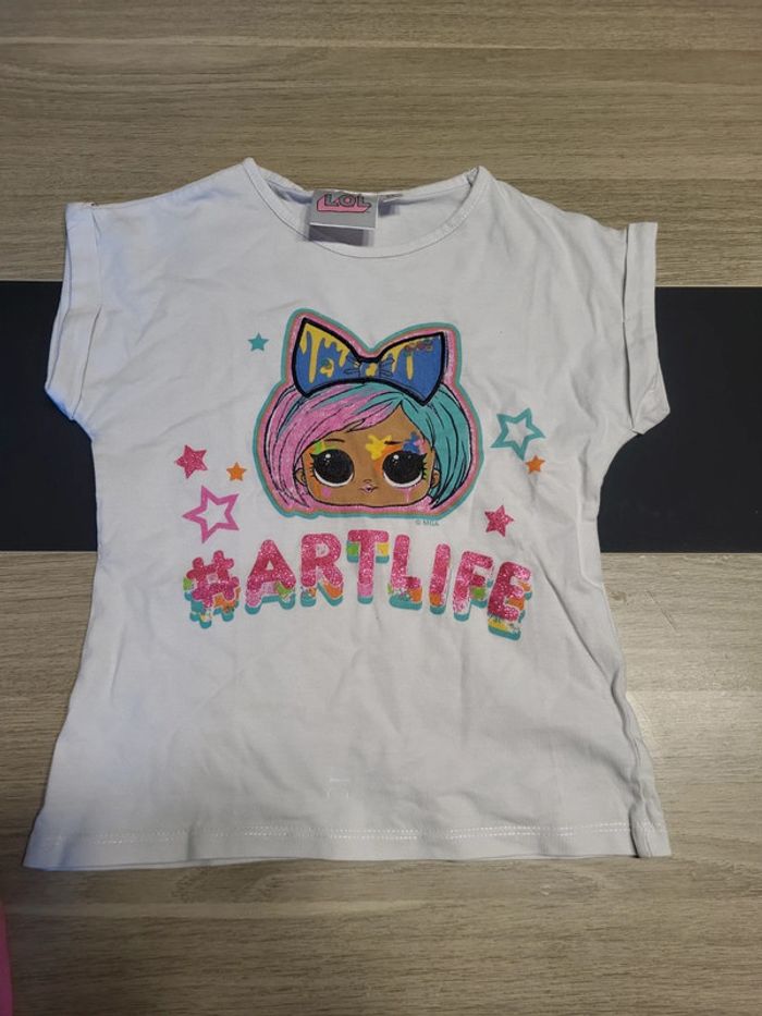 Tee shirt fille 5 ans ,lol surprise
