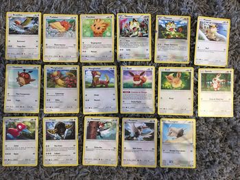 Cartes Pokémon base coloris gris clair