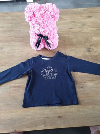 T-shirt manches longues vertbaudet 12m