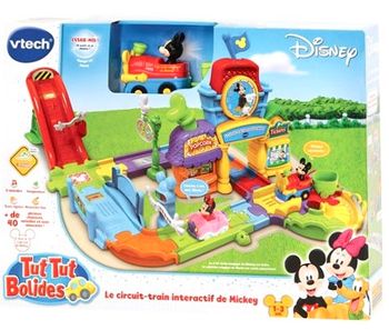 Tut tut bolide Disney le circuit train interactif de Mickey 