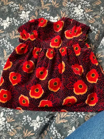 Robe 3 mois velours