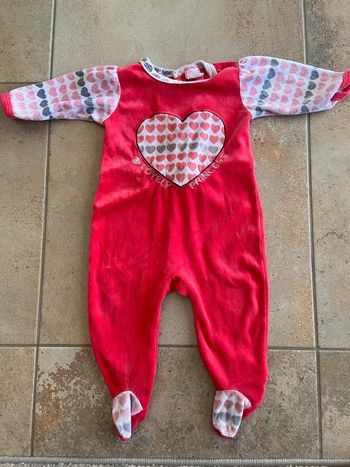 Pyjama velour 9 mois