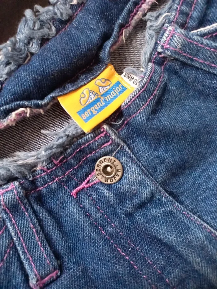 Jeans fille sergent major 10 ans - photo numéro 7