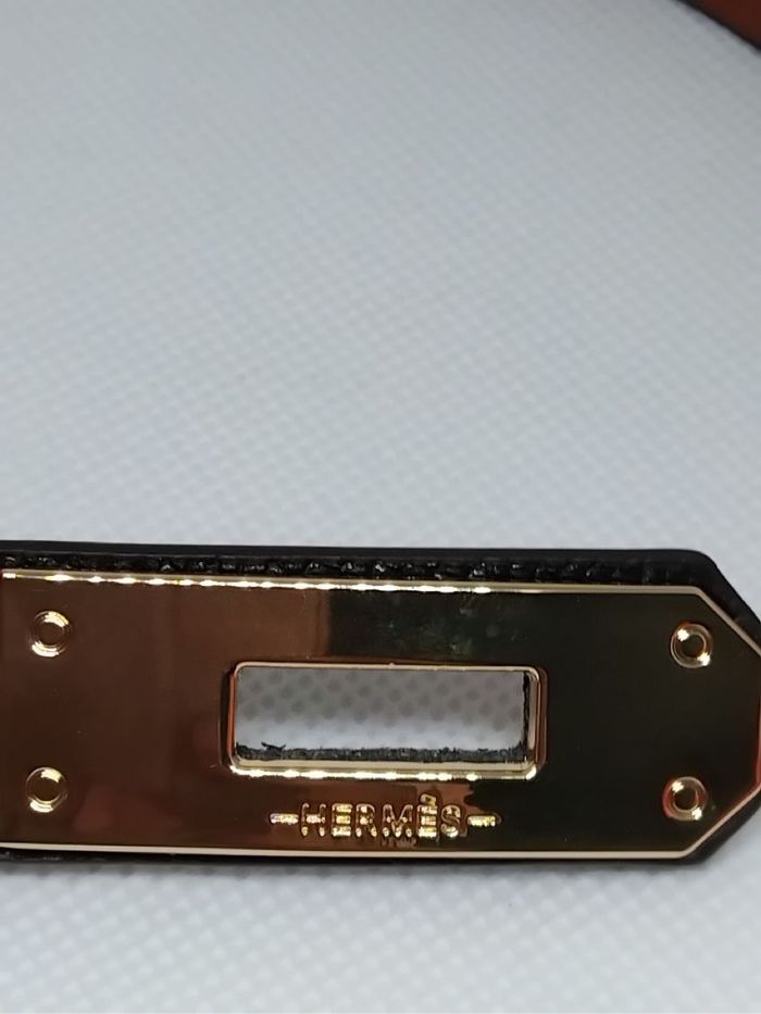 Ceinture hermes en cuir 105cm - photo numéro 2