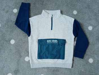 Okaidi. Sweat à col zippé