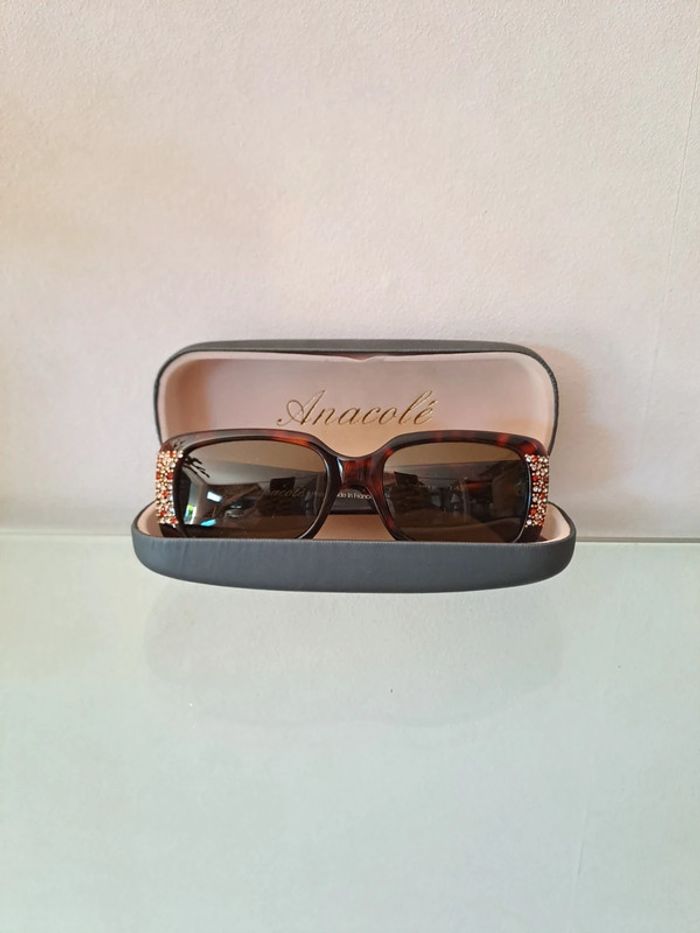 Paire de lunettes solaire Anacolé Lolita strass - photo numéro 8