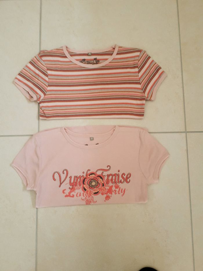 Lot 2 T-shirts T 10 ans
