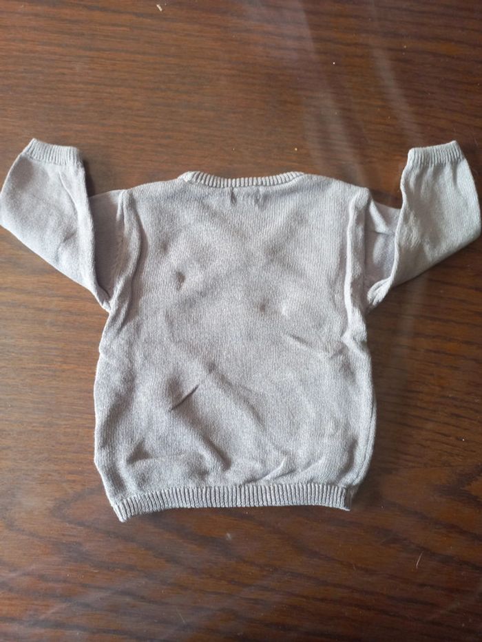 Gilet gris 1 mois kiabi - photo numéro 2