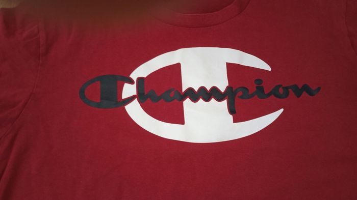 Tee-shirt Champion rouge homme en S - photo numéro 2