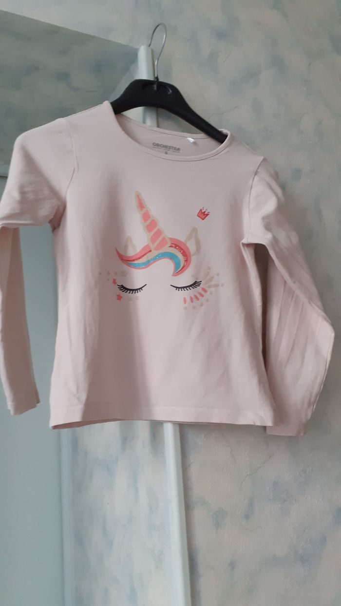 Haut de pyjama fille 6 ans