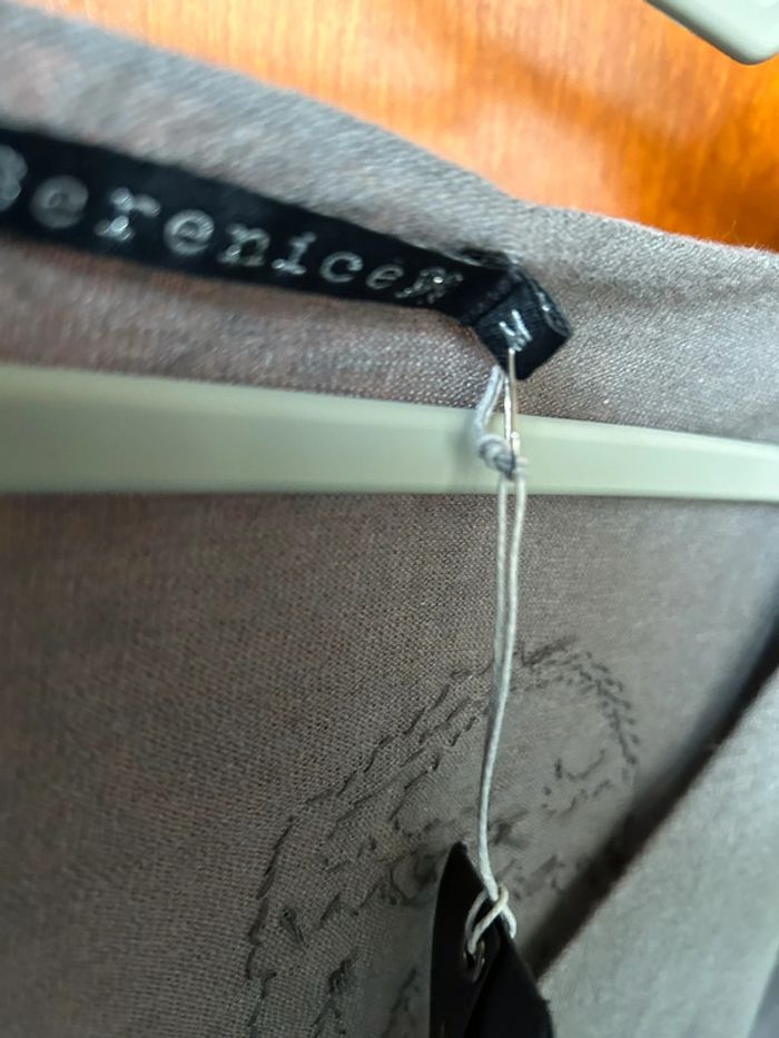 Pull gris ailes chaînes Berenice 38 neuf avec étiquette - photo numéro 5