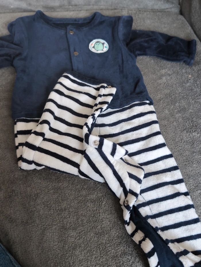Pyjama sans pied hiver 9 mois - photo numéro 2