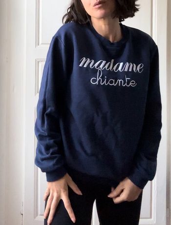Pull bleu Madame chiante - Rad - M