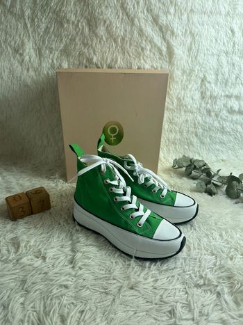 Paire de basket montantes verte Rosemetal taille 37