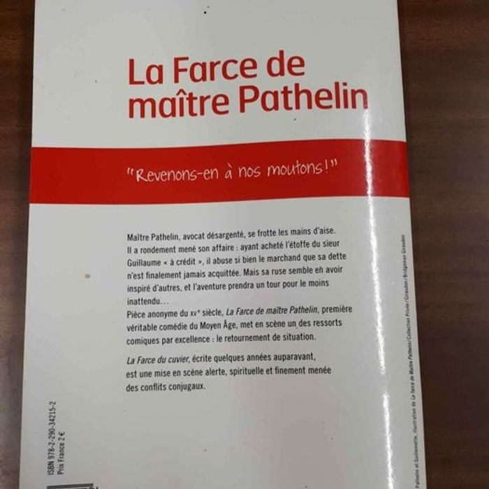 La farce de maître Pathelin - photo numéro 2