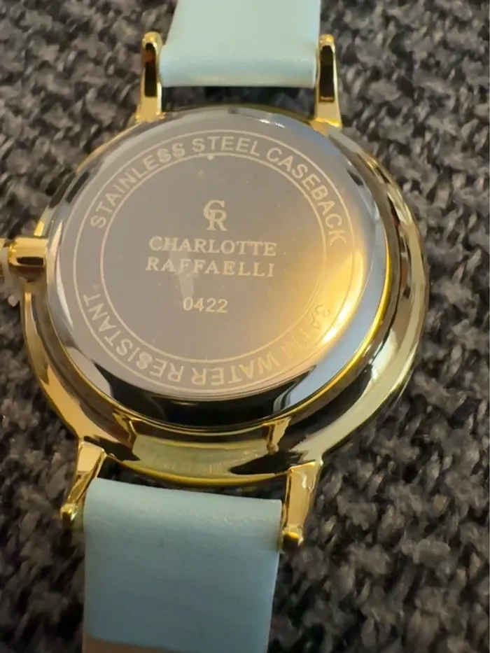 Montre Charlotte Raffaelli La Basic bleu léger neuve - photo numéro 7