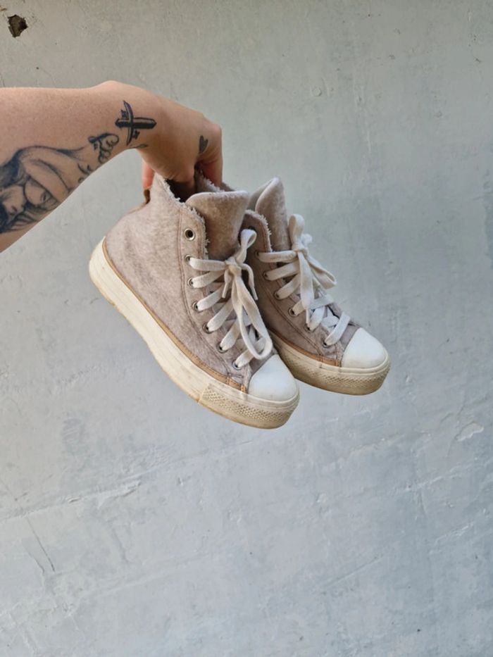 Converse plateforme