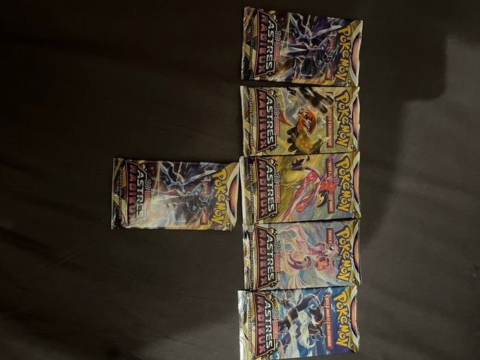 6 booster astres radieux Pokémon
