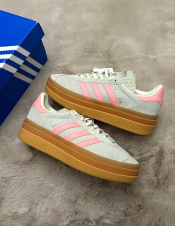 Adidas Gazelle  Bold Wonder Alumina Semi Pink Spark Cream White Beige Rose taille 40