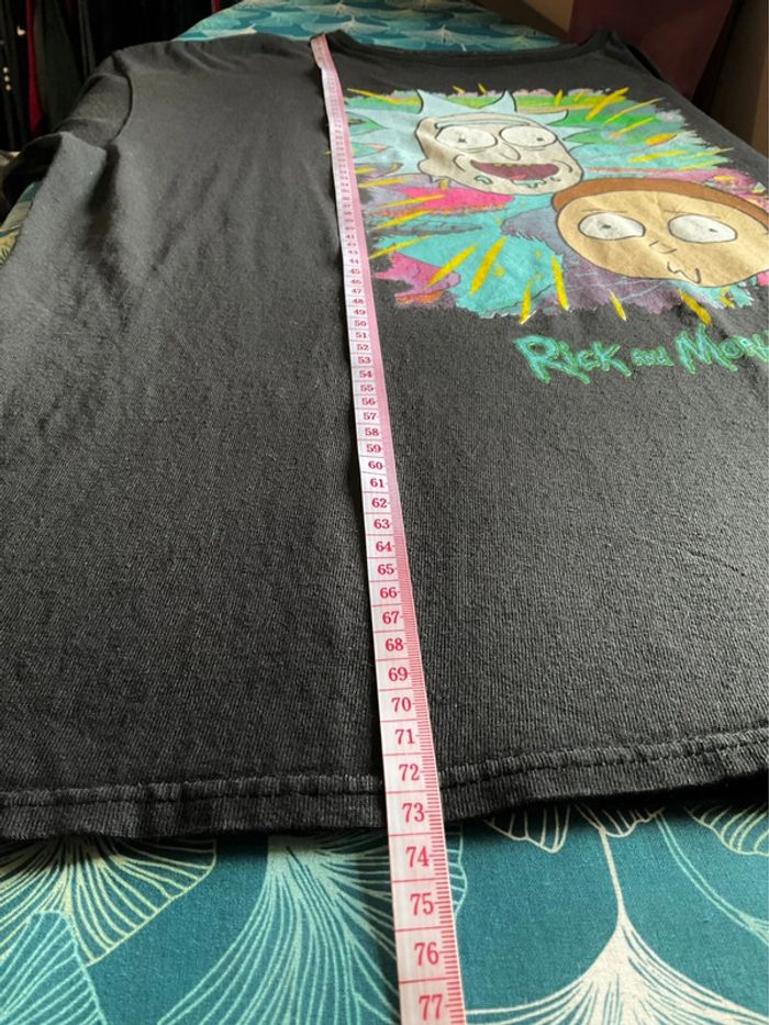 T-shirt noir pour homme Rick et Morty taille XL 338 - photo numéro 7