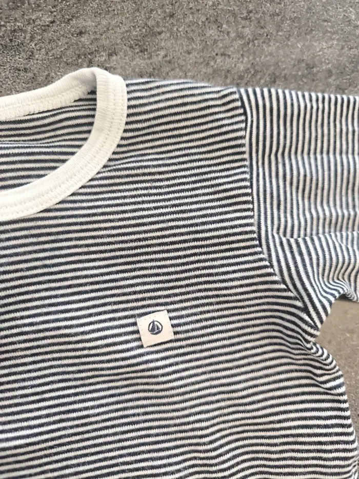 Tee-shirt garçon ml 12 mois Petit Bateau - photo numéro 4