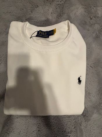 Pull Ralph Lauren blanc taille S 
