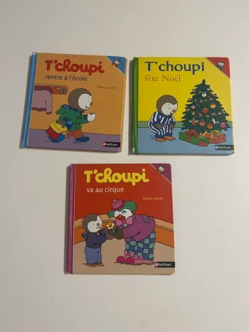 Lot de 3 livres de t’choupi