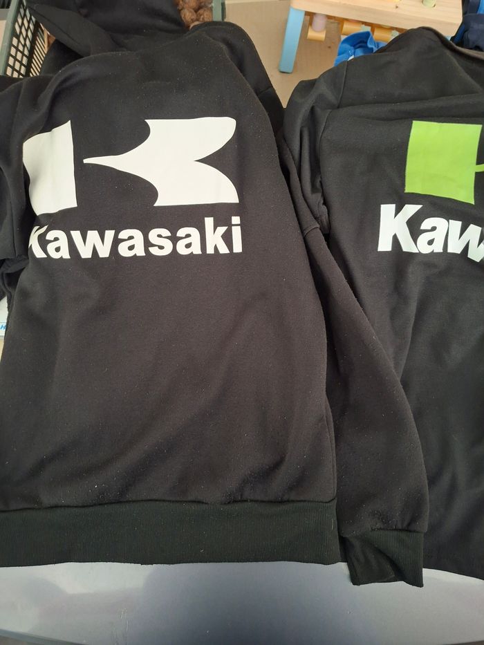 Gilet et polo moto kawasaki - photo numéro 2